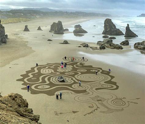 Circles In The Sand In Bandon Oregon Coast Visitors Association