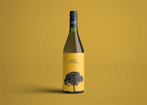 Designed by professional graphic designers and available in. Premium Wine Bottle Label Mockup 2019 PSD Mockup | Free Mockup