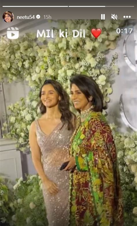 Sidharth Kiara Wedding Reception Alia Bhat Hug Neetu Kapoor Mother In Law Called Her Daughter In