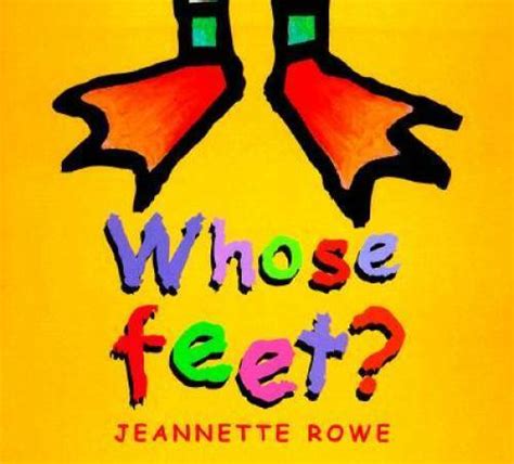 Whose Feet By Jeannette Rowe 1999 Hardcover For Sale Online Ebay