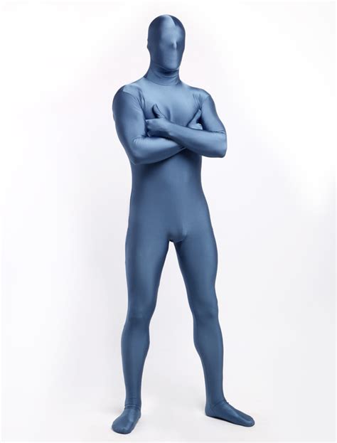 Morph Suit Blue Zentai Suit Full Body Lycra Spandex Bodysuit