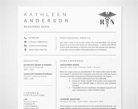 Nurse Resume Template Free Download By Giving The Samples Here Are