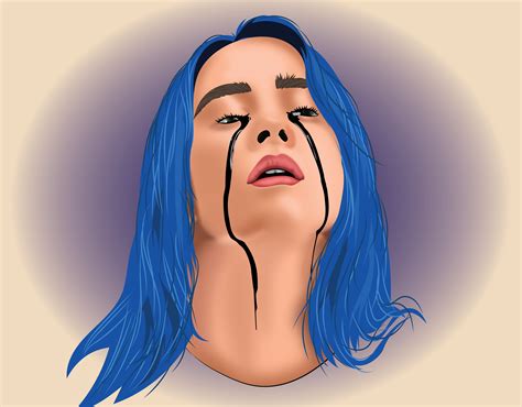 How To Draw Billie Eilish Cartoon At How To Draw