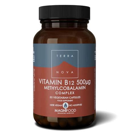 Vitamin B12 Complex 500mcg In 50capsules From Terra Nova