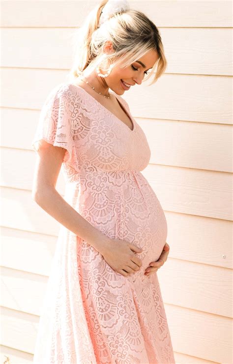 Blush Pink Maternity Dress Dresses Images 2022