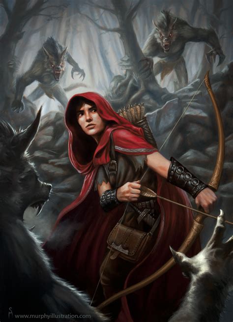 Riding Hood By Murphyillustration On Deviantart Fantasy Illustration