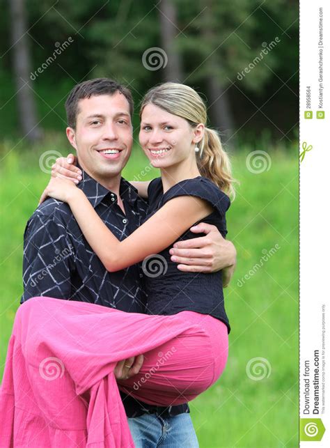 Couple In Love Outdoors Stock Photo Image Of Wife Couples 28958564