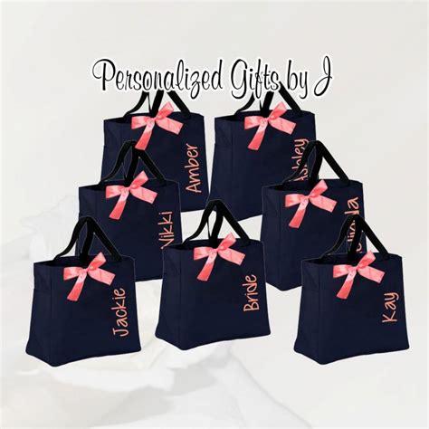 14 Personalized Bridesmaid Tote Bags Personalized Tote Bridesmaids