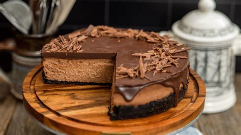 Chocolate Cheesecake Recipe New York Style Youtube