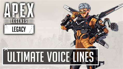 New Ultimate Voice Lines Apex Legends Youtube