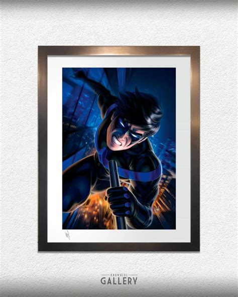 dc comics “nightwing” by warren louw knowhere collectibles cafe