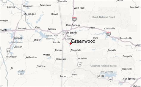Guía Urbano De Greenwood Arkansas