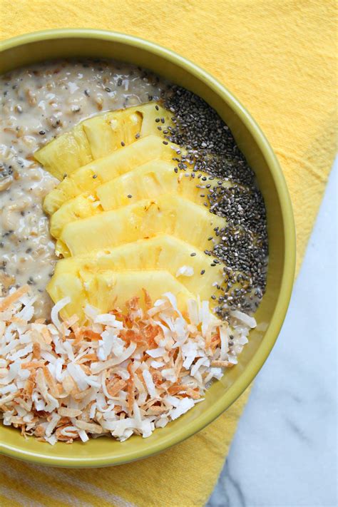 Tropical Coconut Oatmeal Cooking With Books