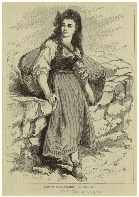 French Peasant Girl 17th Century Fashion Peasant