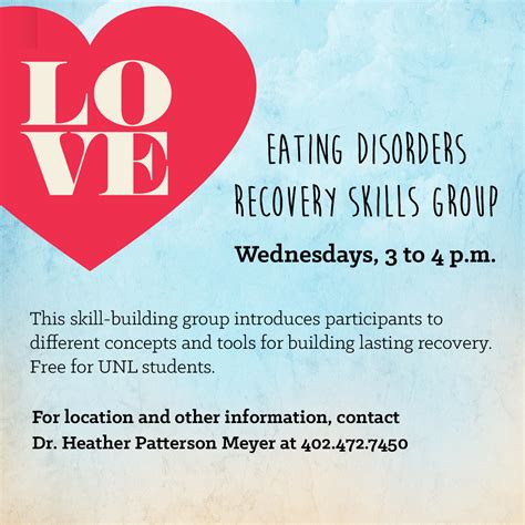 eating disorders recovery support group begins spring semester meetings announce university