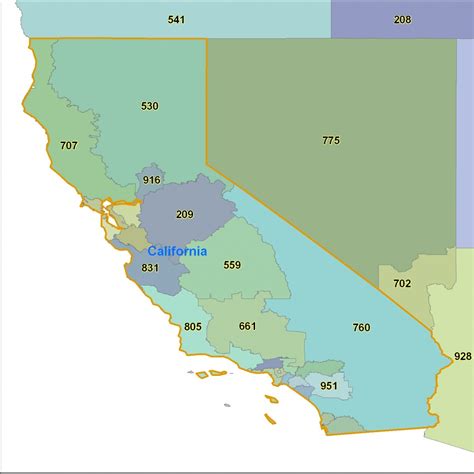 California Zip Code Map With City Names Topographic M