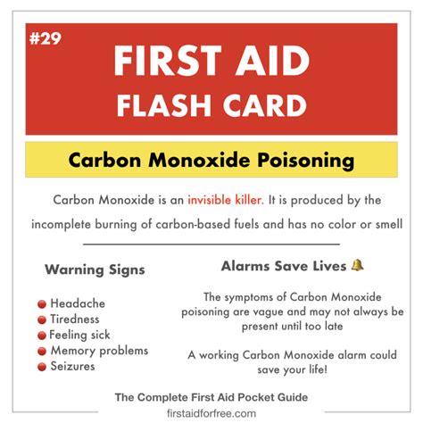 Why Is Carbon Monoxide So Dangerous First Aid For Free