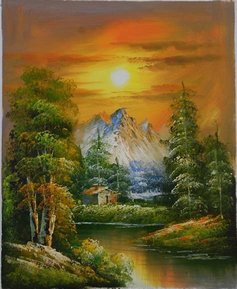 Modern Hand Painted Realism Oil Painting On Canvas Unframed Art Wall