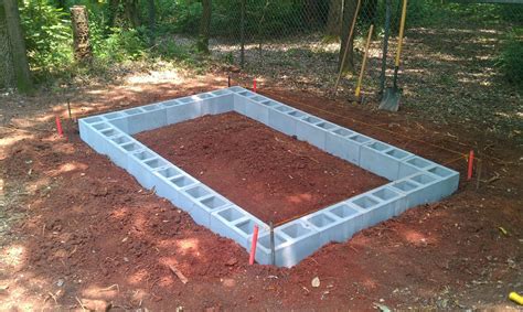 How To Build A Concrete Block Shed Foundation Gabret