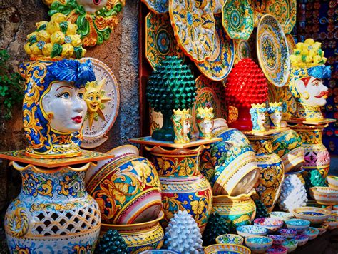 Sicilian Ceramics Heads Of Moors Antico Sole Italy