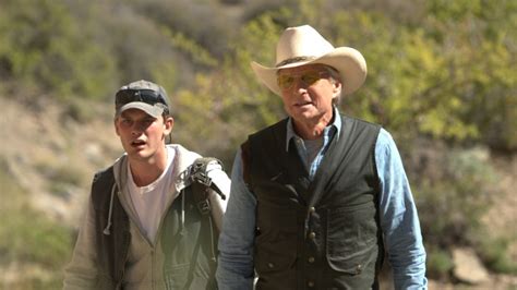 Photos Michael Douglas Plays Cat And Mouse With Jeremy Irvine In