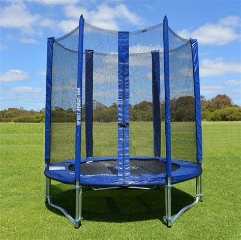 6ft Trampoline With Enclosure And Ladder Jump Star Trampolines