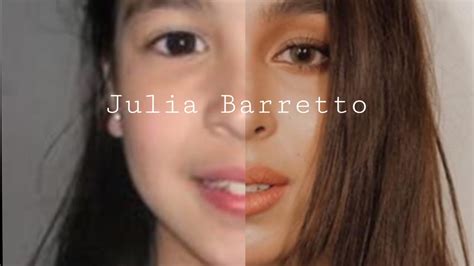 JULIA BARRETTO FACE MORPH Celeb BEFORE AFTER YouTube