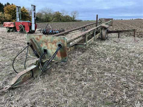 Lot 133 Round Bale Trailer Self Loading And
