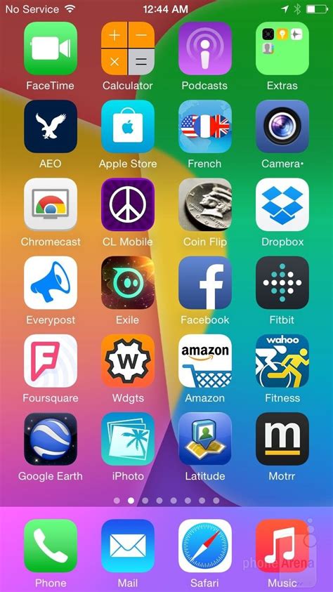 Iphone 6s Home Screen Screenshot