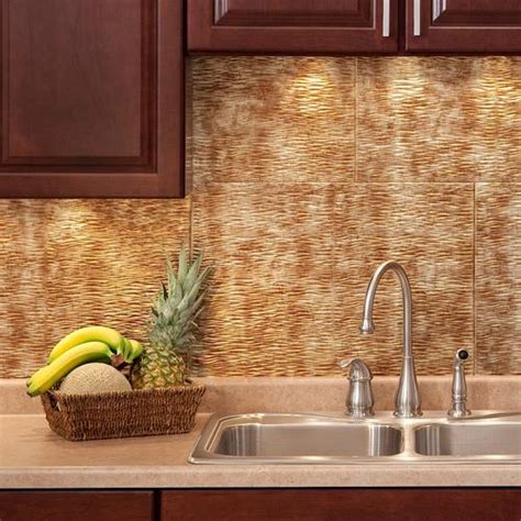 Tile a kitchen backsplash and create an instant focal point. FASADE Ripple - 18" x 24" PVC Backsplash Panel at Menards®