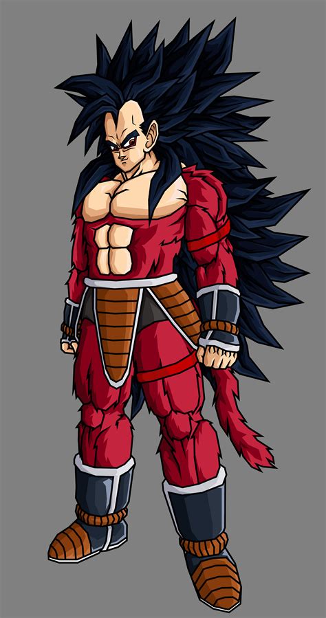 Guess how join the ssj club. Raditz SSJ4 V3 by theothersmen on DeviantArt