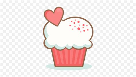Valentine Cupcake Scrapbook Cuts Svg Cutting Files Doodle Valentines Cupcake Clip Art Pngcuts