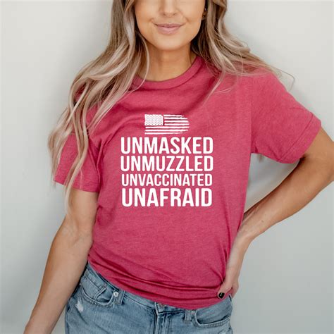 Unvaccinated Shirt Covid Shirt Anti Mask Shirt Unmask Etsy