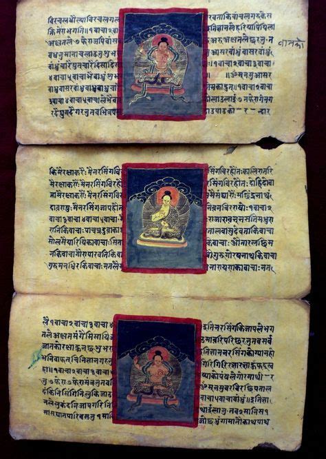 Mantra Book Early 18th Century Hand Written In Sanskrit And