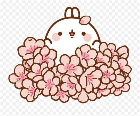 Kawaii Cute Cherry Blossom Background Greyfanic