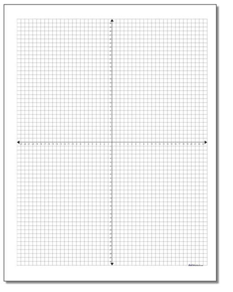 4 Quadrant Graph Paper Coordinate Plane Algebra Worksheets