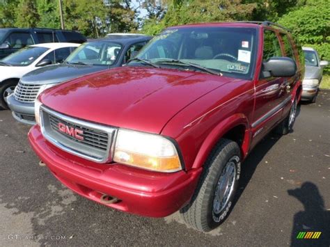 1999 Cherry Red Metallic Gmc Jimmy Slt 4x4 68523020 Photo 5