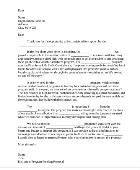 Sample Letter Of Support For A Grant
