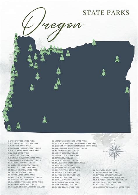 Oregon State Park Map Your Guide To Exciting Exploration