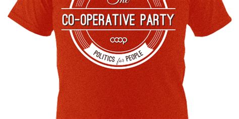 Co Operative Party Vintage Logo Shirt The Co Operative Party
