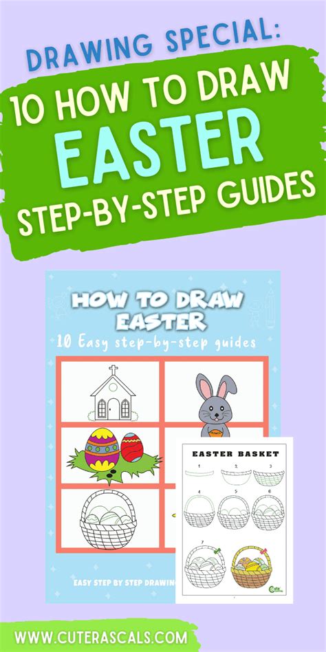 Easter Drawing Special 10 How To Draw Easter Step By Step Guide