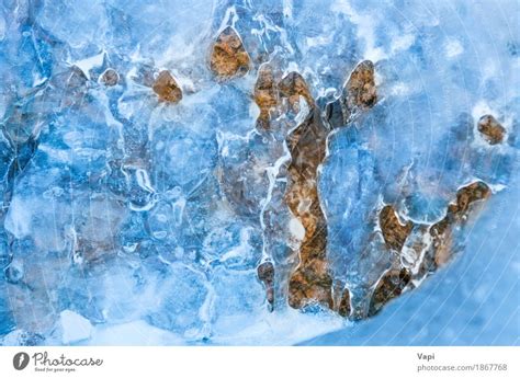 Ice Floating In Blue Water A Royalty Free Stock Photo From Photocase