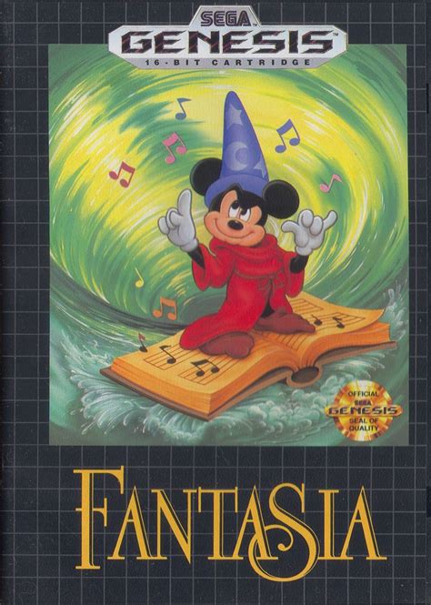 Fantasia 1991 Genesis Box Cover Art Mobygames