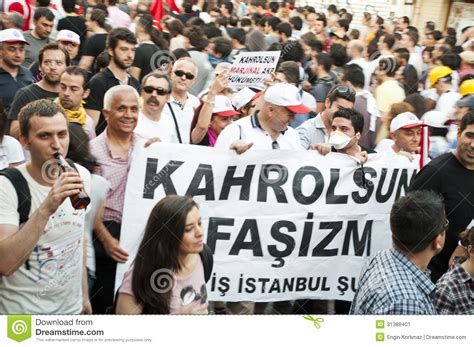 Gezi Park Protests In Istanbul Editorial Photo Image Of Message Mask