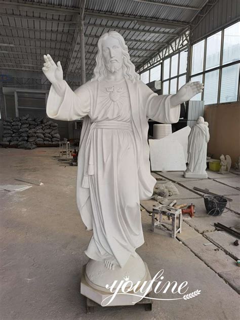 Church Decoration Marble Jesus Christ Statue Youfine Sculpture