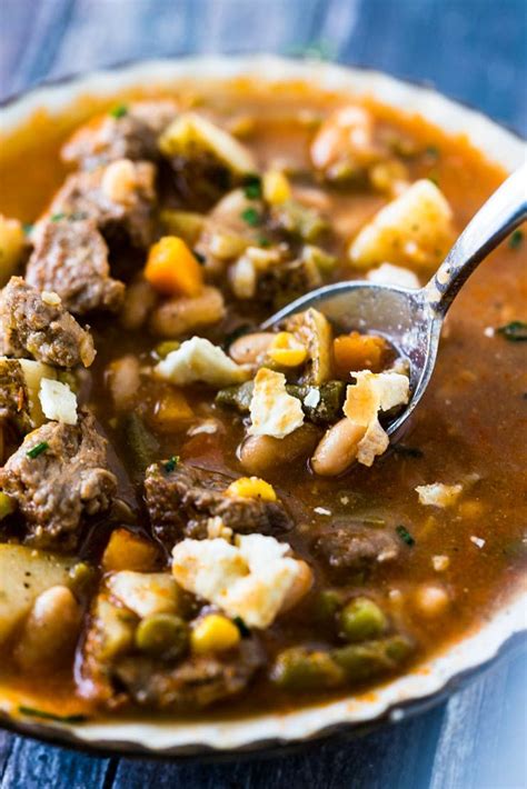 Best homemade vegetable beef soup from best 25 homemade ve able beef soup ideas on pinterest. Homemade Vegetable Beef Soup-- a super flavorful Instant ...