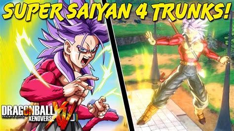 From the popular anime series, dragon ball z, comes trunks in his super saiyan from. Super Saiyan 4 Trunks! | Dragon Ball Xenoverse PC Mod ...