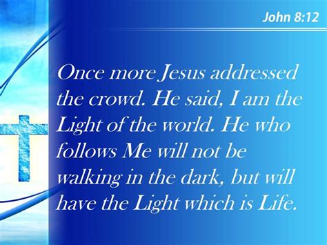 0514 John 812 I Am The Light Powerpoint Church Sermon Templates