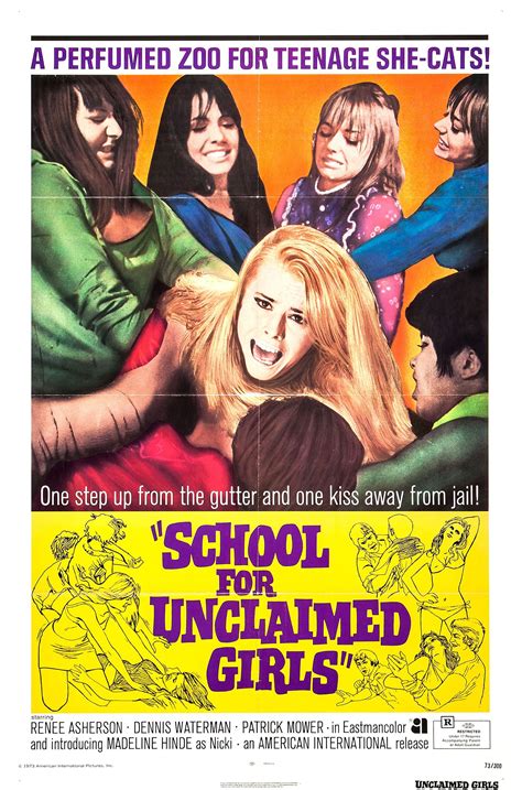 School For Unclaimed Girls 1969 Movie Posters Movie Posters Vintage Exploitation Film
