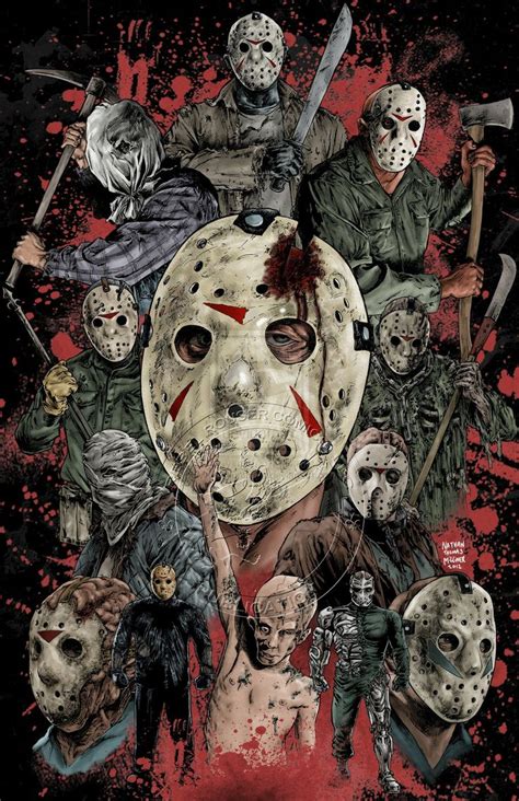 Jason Voorheesfriday The 13th Horror Movie Icons Halloween Horror